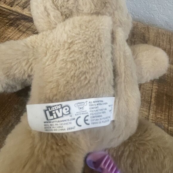 Little Live Pets Cozy Dozy Cubbles The Baby Bear Brown Interactive Plush Toy - Picture 5 of 8